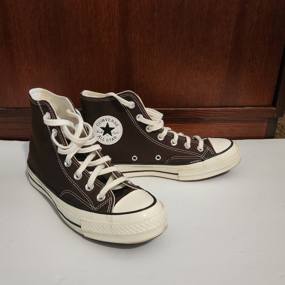 70s Brown Chuck Taylor Converse All-Star  Hi Top